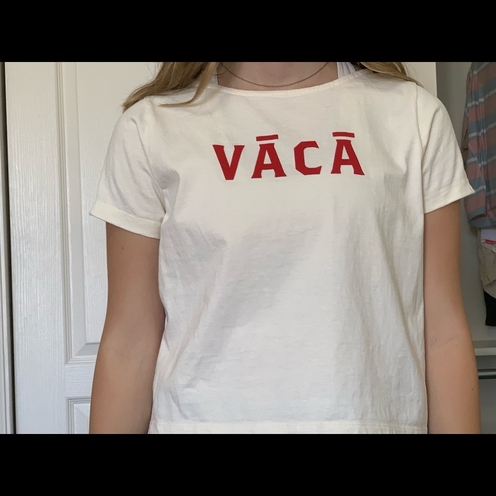 madewell “vācā” crop top
